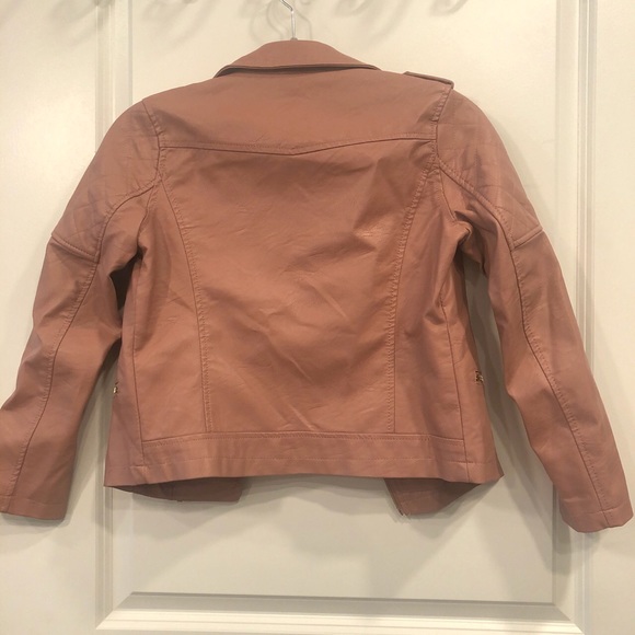 Pink leather jacket - Picture 3 of 3